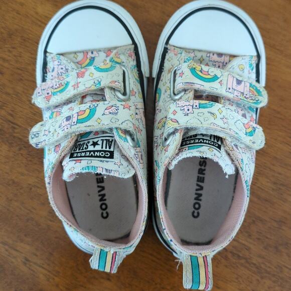 Converse Chuck Taylor All Star Rainbow Castles toddler 7 - Picture 3 of 11